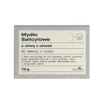 VIS PLANTIS MYDŁO W KOSTCE SALICYLOWE Z OLEJEM Z OLIWEK