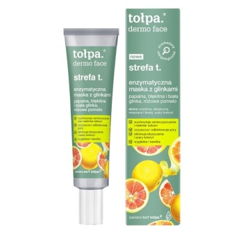 TOŁPA DERMO FACE STREFA T ENZYMATYCZNA MASKA Z GLINKAMI 40 ML