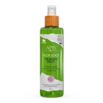 APIS ALOE VERA - Aloesowa mgiełka do twarzy, ciała i włosów + dragon fruit 250 ml