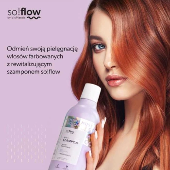 SO! FLOW Rewitalizujący szampon do włosów farbowanych 400 ml