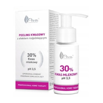 AVA LABORATORIUM Professional Home Therapy Zestaw do domowej eksfoliacji w trzech krokach z kwasem mlekowym 30%