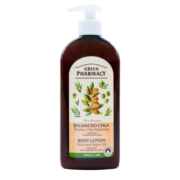 GREEN PHARMACY balsam do ciała, oliwka i olej arganowy 500 ml