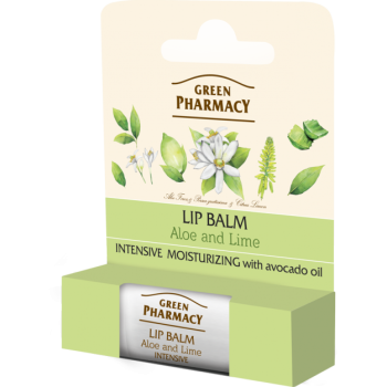 GREEN PHARMACY BALSAM DO UST, ALOES I LIMONKA, INTENSYWNIW NAWILŻAJĄCY, SPF 10