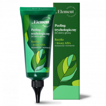 VIS PLANTIS ELEMENT peeling trychologiczny do skóry głowy, bazylia + kwasy AHA 100 ml