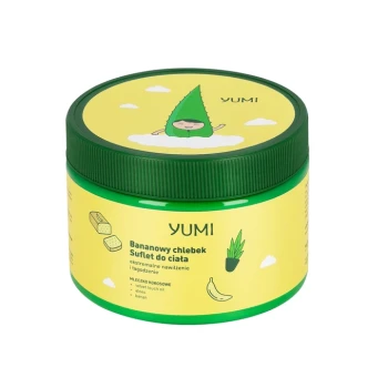 YUMI ALOESOWY SUFLET DO CIAŁA BANANOWY CHLEBEK 300 ml