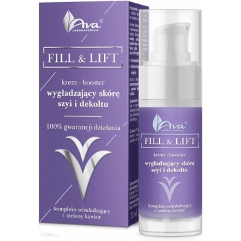 AVA LABORATORIUM Fill & Lift Krem - booster wygładzający skórę szyi i dekoltu ‧ 30 ml
