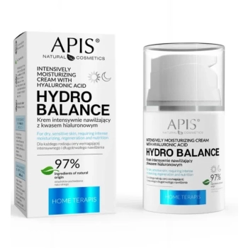APIS HYDRO BALANCE / Home terApis - Krem intensywnie nawilżający z kwasem hialuronowym / 50 ml
