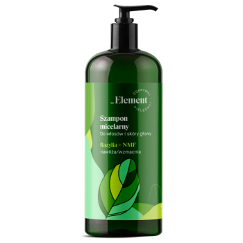 VIS PLANTIS ELEMENT Szampon Micelarny Do Włosów i Skóry Głowy, Bazylia + NMF 500ml