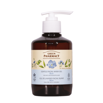 GREEN PHARMACY ALOES ŻEL DO TWARZY SUCHA PODRAŻNIONA SKÓRA 270 ml