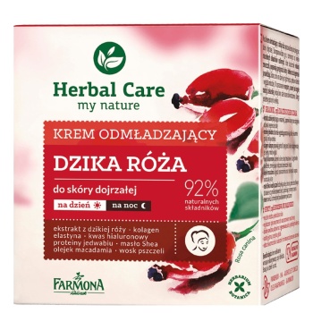 HERBAL CARE ODMŁADZAJĄCY KREM DZIKA RÓŻA