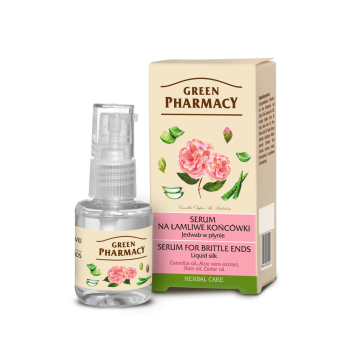 GREEN PHARMACY JEDWAB W PŁYNIE SERUM NA ŁAMLIWE KOŃCÓWKI