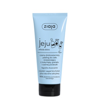 ZIAJA JEJU CZARNY PEELING DROBNOZIARNISTY