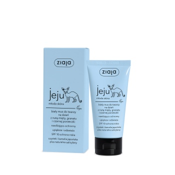 ZIAJA JEJU BIAŁY MUS DO TWARZY NA DZIEŃ 50 ml