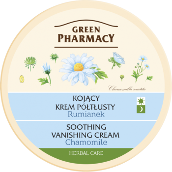 GREEN PHARMACY KOJĄCY KREM PÓŁTŁUSTY DO TWARZY Z RUMIANKIEM 150 ml