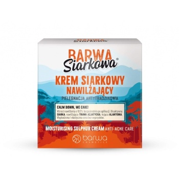 BARWA SIARKOWA KREM SIARKOWY NAWILŻAJĄCY 50 ml