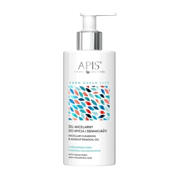 APIS PDRN OCEAN LIFT Wygładzający żel micelarny do mycia i demakijażu / 300 ml