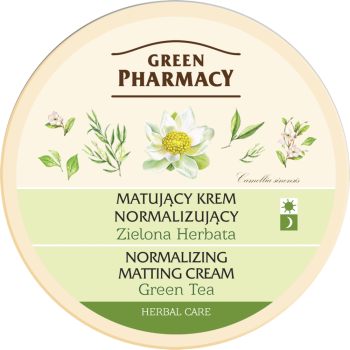 GREEN PHARMACY NORMALIZUJĄCY KREM DO TWARZY ZIELONA HERBATA