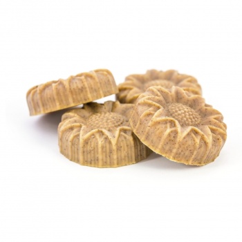 MIODOWA MYDLARNIA MYDŁO NATURALNE PILING MORELOWY Z JEDWABIEM MIODEM I GLINKĄ BIAŁĄ