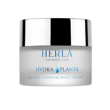 HERLA Nawilżający intensywnie krem dla kobiet do Twarzy HERLA Hydra Plants na Noc 50 ml