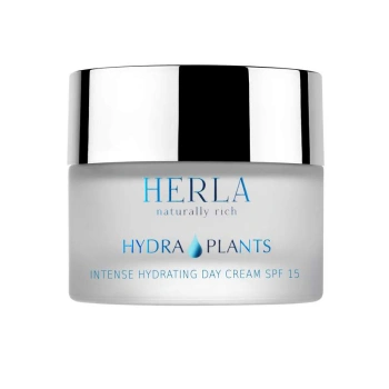 HERLA Nawilżający intensywnie krem dla kobiet do Twarzy z SPF15 HERLA Hydra Plants na Dzień 50 ml