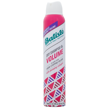 BATISTE VOLUME SUCHY SZAMPON ZWIĘKSZAJĄCY OBJĘTOŚĆ WŁOSÓW Z KOLAGENEM I KERATYNĄ 200 ml