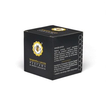 MIODOWA MYDLARNIA PERFUMY W WOSKU PSZCZELIM BERGAMOTKA Z PACZULĄ