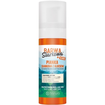 BARWA PIANKA MYJĄCO-ŁAGODZĄCA Z ALOESEM BARWA SIARKOWA + ALOES 150 ML
