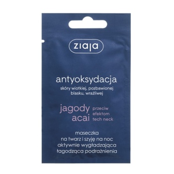 ZIAJA JAGODY ACAI MASECZKA NA TWARZ I SZYJĘ