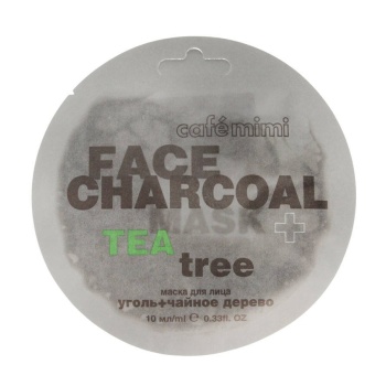 CAFE MIMI MASECZKA DO TWARZY WĘGIEL BAMBUSOWY I TEA TREE
