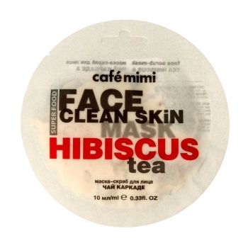 CAFE MIMI MASECZKA- SCRUB DO TWARZY HERBATA Z HIBISKUSA I JAŚMIN