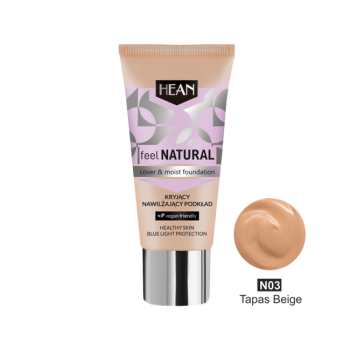 HEAN FEEL NATURAL PODKŁAD KRYJĄCY 004 TAPAS BEIGE