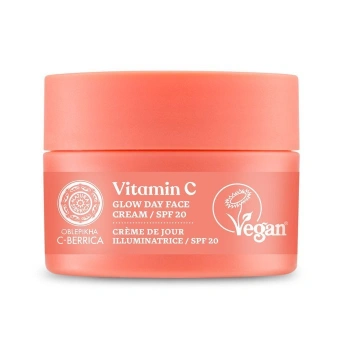Natura Siberica Rozświetlający Krem Do Twarzy Filtr SPF 20 VIT C VEGAN 50 ml