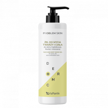 VIS PLANTIS Problem Skin - żel dziegciowy do mycia twarzy i ciała do skóry trądzikowej, tłustej i mieszanej 400 ml
