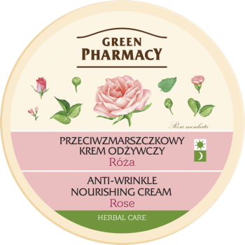 GREEN PHARMACY PRZECIWZMARSZCZKOWY KREM DO TWARZY RÓŻA