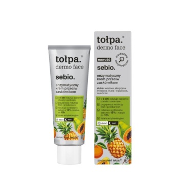 TOŁPA DERMO FACE SEBIO KREM PRZECIW ZASKÓRNIKOM ENZYMATYCZNY 40 ML