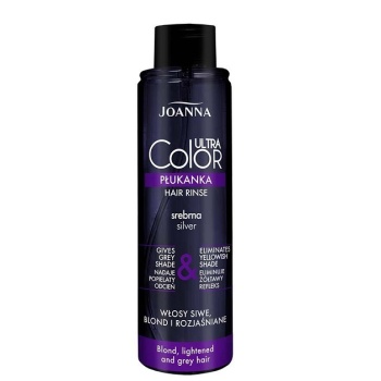 JOANNA ULTRA COLOR SYSTEM PŁUKANKA DO WŁOSÓW BLOND SREBRNA 150 ml