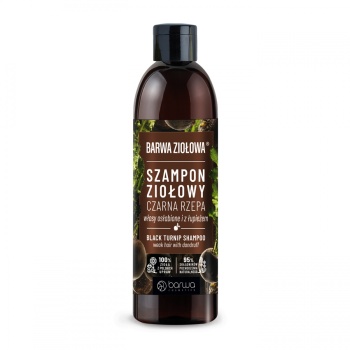 BARWA ZIOŁOWA SZAMPON CZARNA RZEPA DO WŁOSÓW OSŁABIONYCH Z ŁUPIEŻEM 250 ml