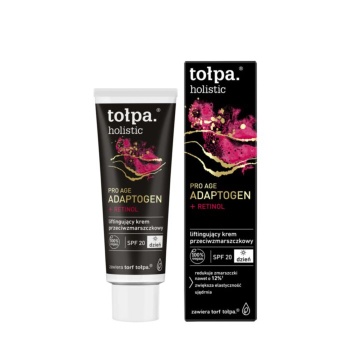 TOŁPA HOLISTIC RETINOL KREM PRZECIWZMARSZCZKOWY LIFTINGUJĄCY DZIEŃ SPF 20, 40 ML