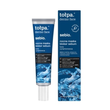 TOŁPA DERMO FACE SEBIO NOCNA MASKA BLOKER SEBUM 40 ML