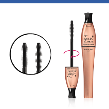 BOURJOIS TUSZ DO RZĘS TWIST EXTRÊME FIBER 24 BLACK
