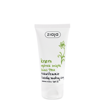 ZIAJA NAWILŻAJĄCY KREM OGÓREK MIĘTA SPF 6