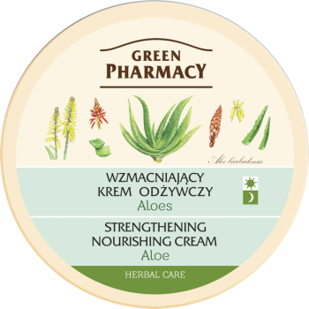 GREEN PHARMACY ODŻYWCZY KREM DO TWARZY ALOES