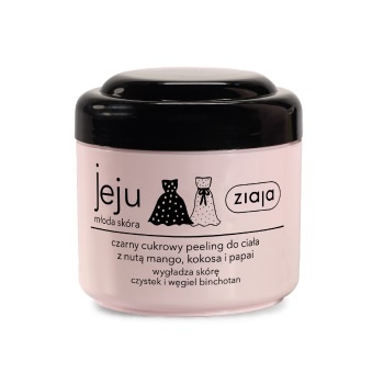 ZIAJA JEJU CZARNY PEELING CUKROWY DO CIAŁA